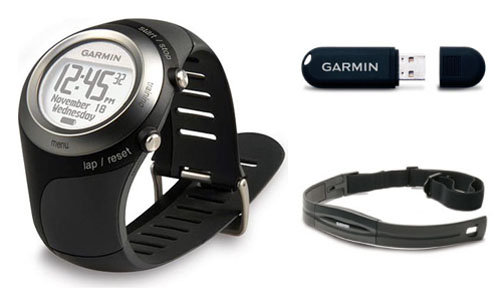 Garmin Forerunner 405 Negro + Pulsometro HRM Binary10 : Garmin Forerunner 405 GPS resistente al agua